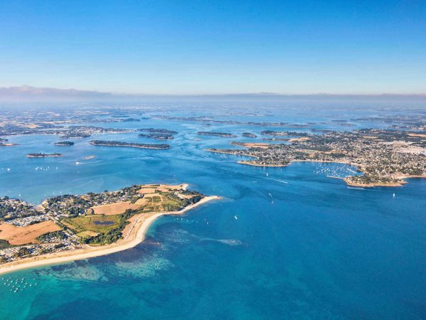 Vue aerienne Golfe du Morbihan - Presqu'ile de Rhuys